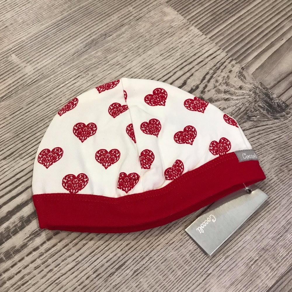 Coccoli Cranberry & Almond Hearts Cap
